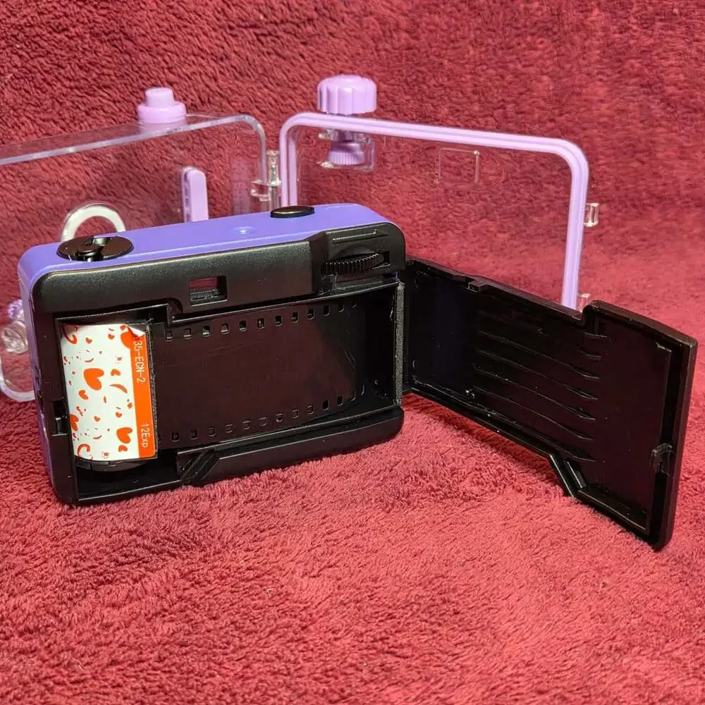 Cylo Waterproof Reusable 35mm Film Camera with Case Tie Dye Pattern